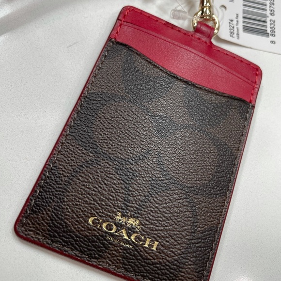 Coach Signature ID Lanyard - Picture 1 of 3